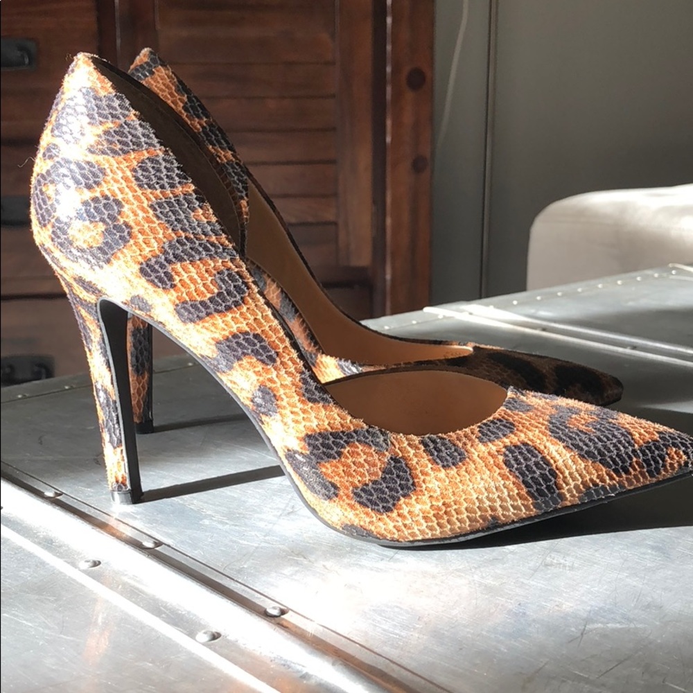 Jessica Simpson Leopard Print Stilettos